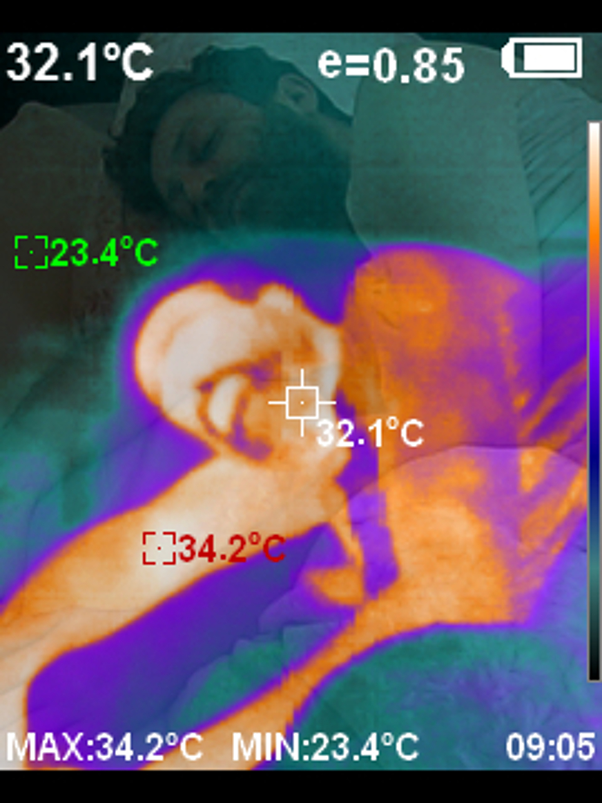 male sleeper temperature